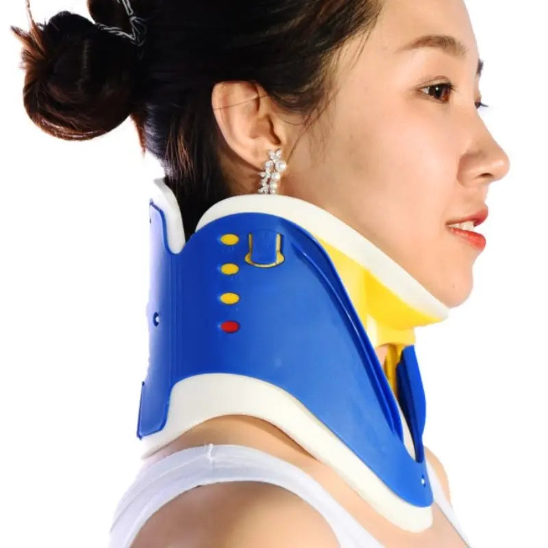 4 Levels Neck Collar Cervical Traction Therapy Support Brace Adjustable Stretcher Protection Body Massager