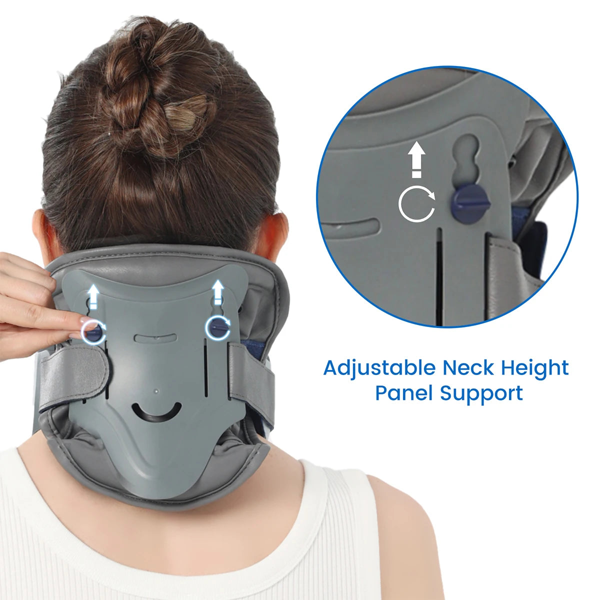 VELPEAU Neck Traction Device Inflatable for Neck Pain and Stretch Care Neck Stretcher Cervical Posture Corrector Adjustable